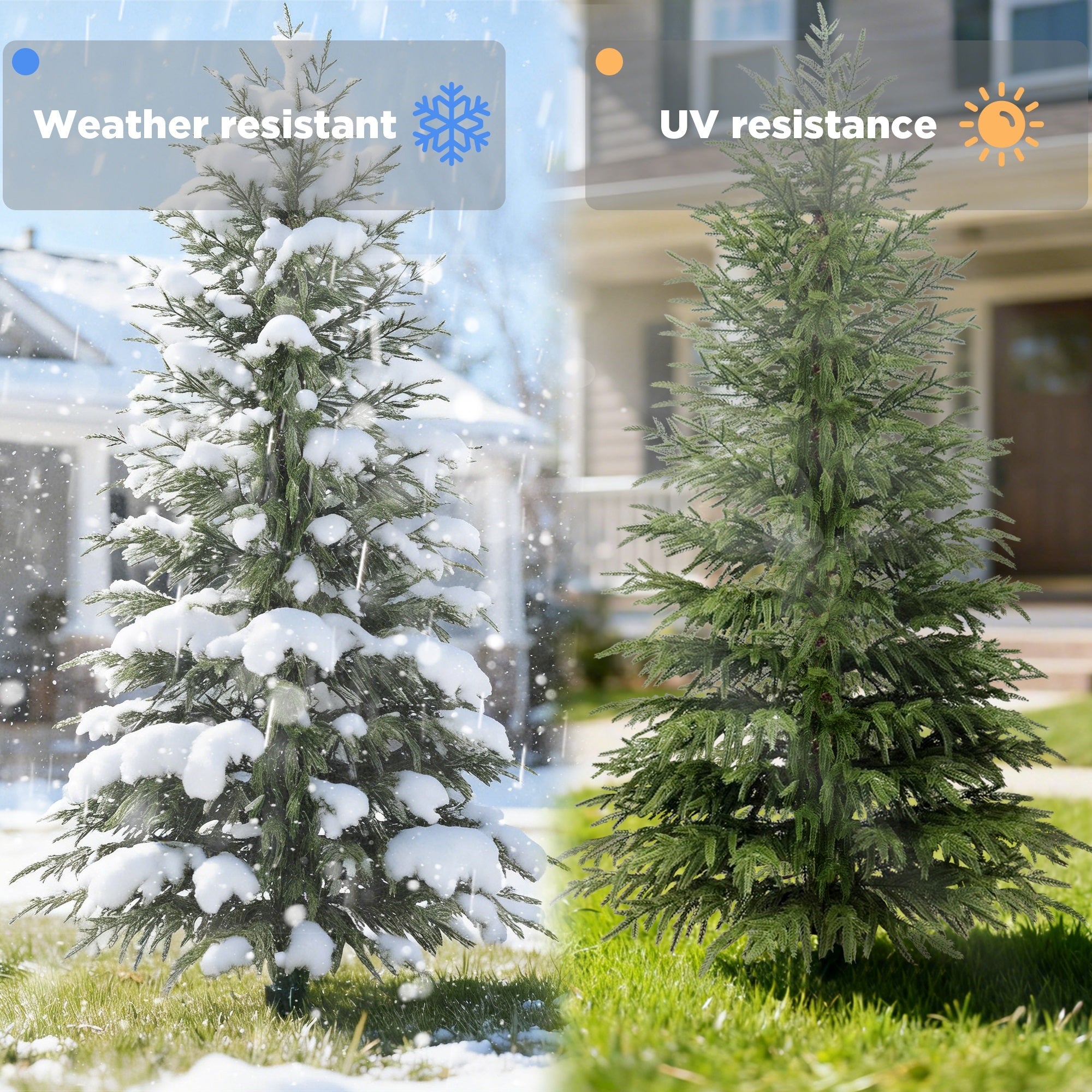 2/3/4/5/6FT Artificial Norfolk Pine Trees