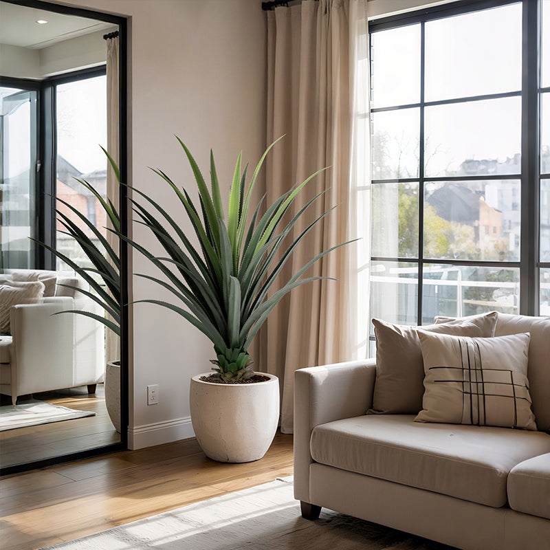 4FT Spiked Agave Potted Plant