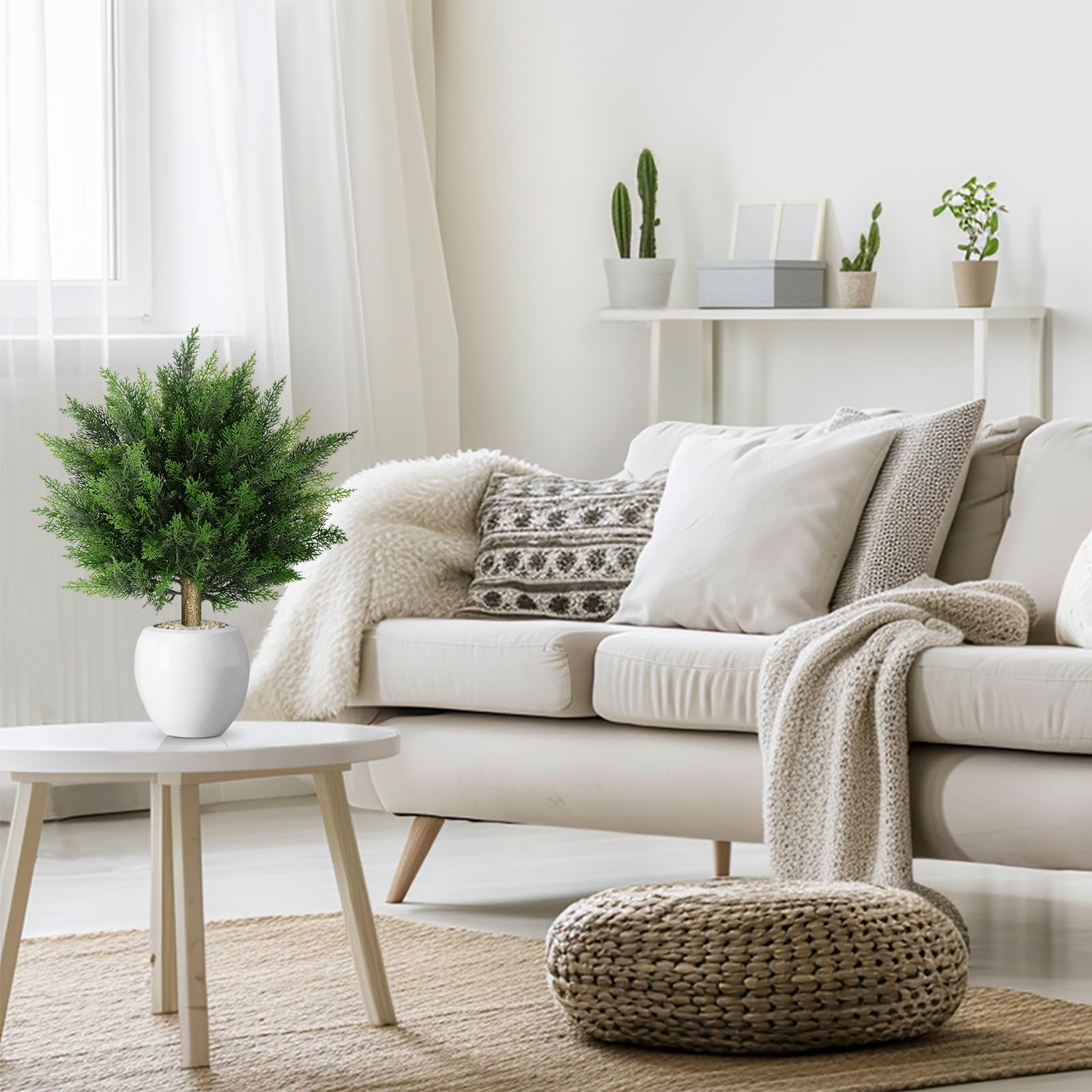 Faux Cypress Topiary Tree-1