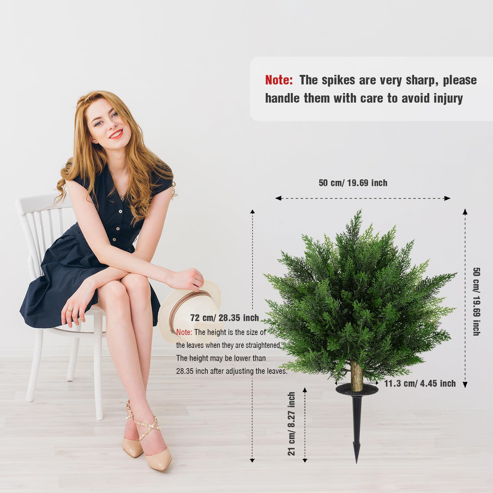 Faux Cypress Topiary Tree-2