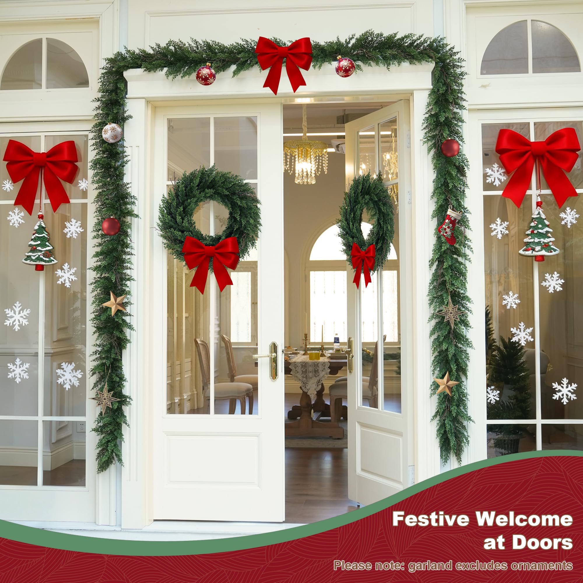 2/3/4/5FT 2Pack The King of Christmas trees(Cypress Trees)